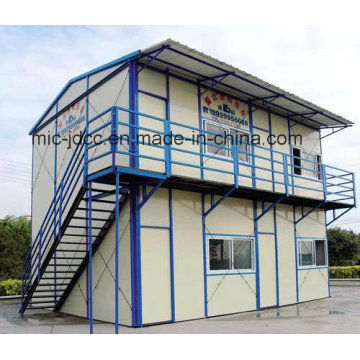 Two- Storey EPS Color Steel Panel Prefabricated Container House Plan